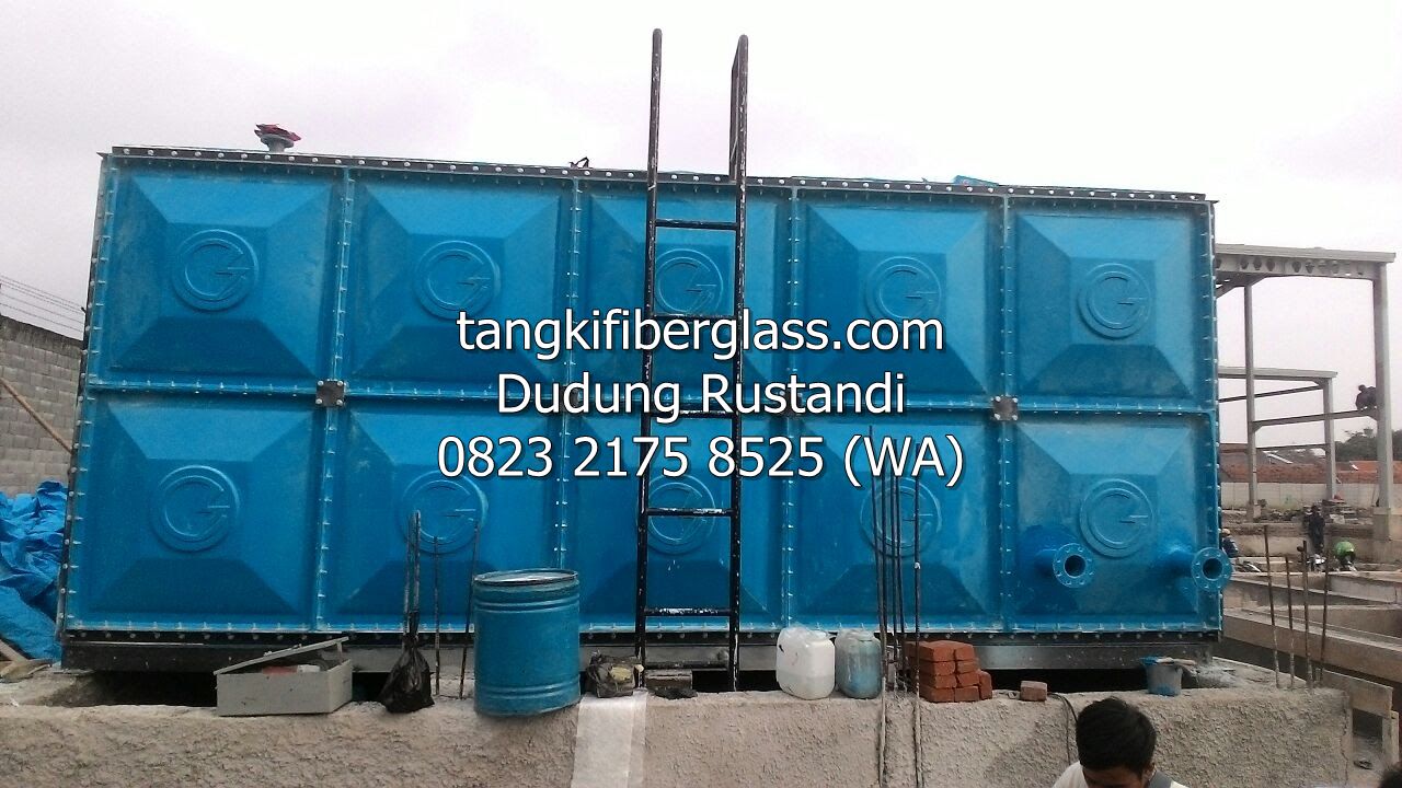 Tangki Panel 50M3 - Cimareme Bandung  Tangki Fiberglass
